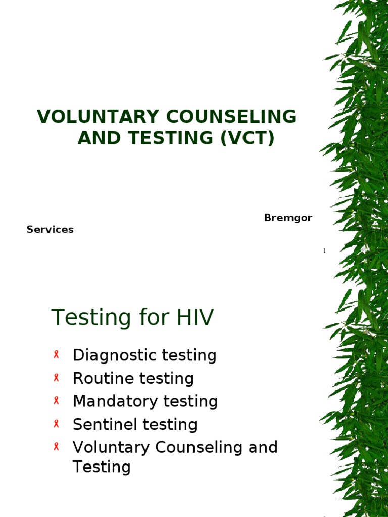VCT Presentation - Pambana | PDF | Diagnosis Of Hiv/Aids | Hiv/Aids