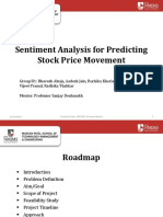 Sentiment Analysis For Predicting Stock Price Movement
