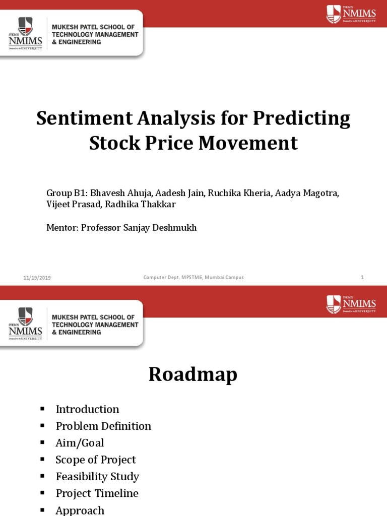 Stock Price Prediction via Sentiment Analysis | PDF | Stock Market ...