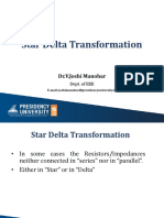 Star Delta Transformation: Dr.V.Joshi Manohar