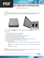 Wall Mount Fiber Optic Distribution: MODEL: ODF-OW Serial