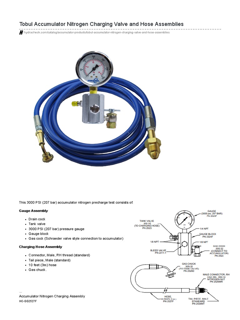 Tobul Accumulator Nitrogen PDF