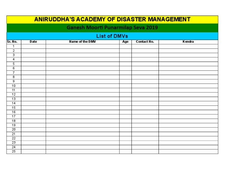 Format - List of DMVs | PDF