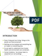 Relation Between Environment and Human Health