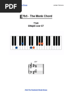 E7b5 Fully Extended Monk Chord