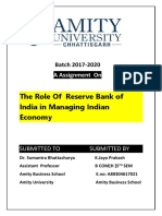 Rbi Impact On Indian Economy