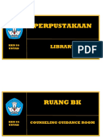 Papan Nama Ruangan