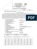 Periodic Test in English 4, 5, 6