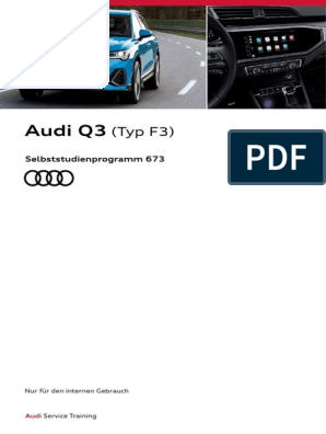 AUDI Q3 F3 Einparkhilfe vorne + hinten optische Darstellung