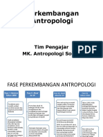 PERKEMBANGAN ANTROPOLOGI