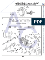 Jatco F1C1 (Mitsubishi Colt, Lancer, Cedia) : FWD CVT (Electronic Control With Torque Converter)