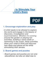 10 Ways To Stimulate Your Child's Brain