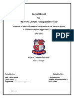 Library Management System Project Report