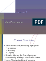Control Structures I: Ava Rogramming