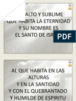 A EL ALTO Y SUBLIME - Que Habita La Eternidad