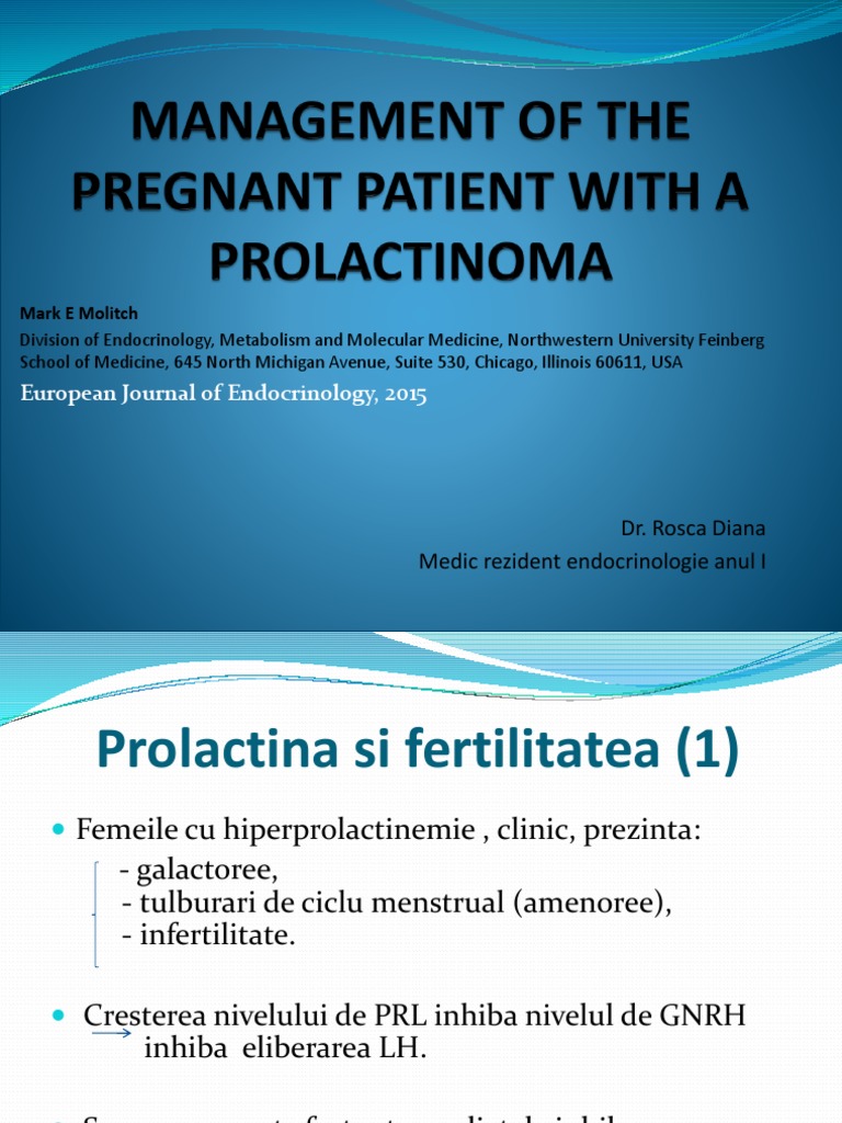 Management of The Pregnant Patient With A Prolactinoma | PDF