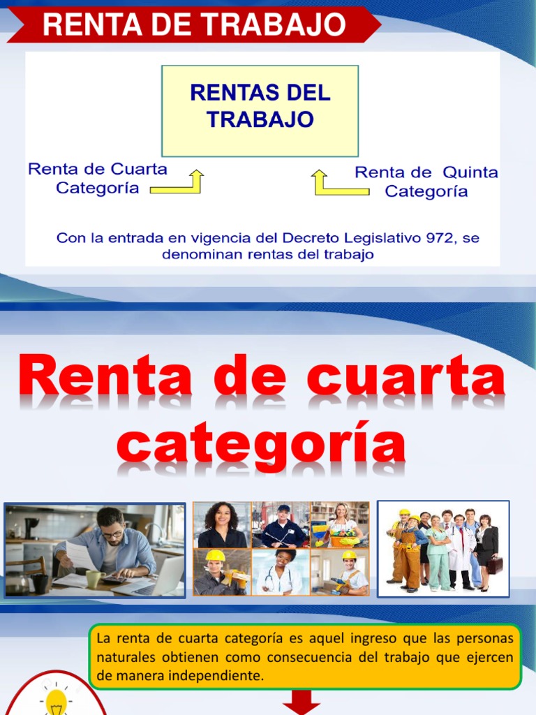 Renta de Cuarta Categoria | PDF | Impuesto sobre la renta | Ganancias