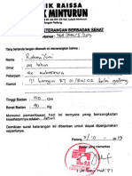 Surat Keterangan Kesehatann