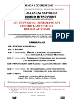 incontro Alleanza Cattolica a Fiorano