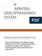 Desain, Implementasi & Operasi Sistem