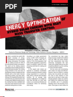 Energy Optimiz Ation: Hybrid Solar Cooking With Heat Mass Transfer Control