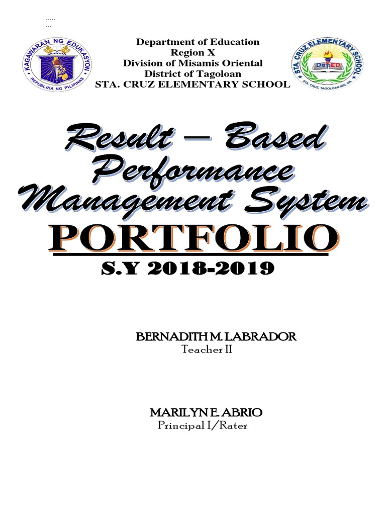 Department of Education Region X Division of Misamis Oriental District