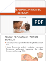 Asuhan Keperawatan Pada Ibu Bersalin