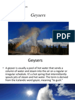 Geysers: Falevici Radu Andrei Secția Inginerie Geologică, 102 B