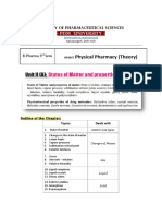 Physical Pharmacy - 3rd Sem - Unit 2a