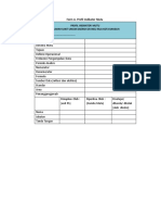 Form Indikator Mutu Unit