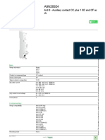 Product Data Sheet: Acti 9 - Auxiliary Contact OC Plus 1 SD and OF Ac DC