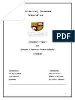 Balance of Payments Position in India Eco 6th Sem