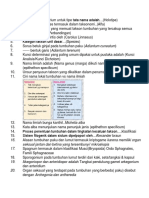 Spesiemen Herbarium Untuk Tipe Tata Nama Adalah