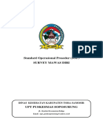 Standard Operasional Prosedur (SOP) Survey Mawas Diri: Dinas Kesehatan Kabupaten Toba Samosir