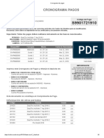 Cronograma de Pagos