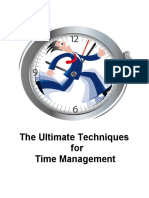 Ultimate Techniques For Time Management