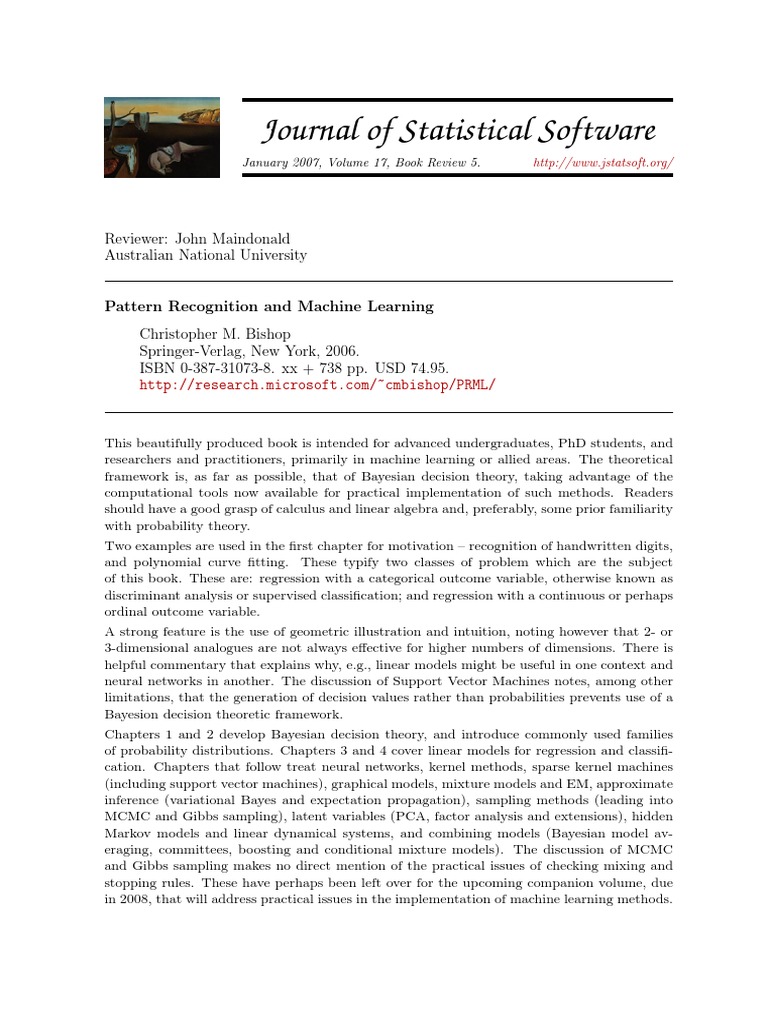 Statistical Software PDF | PDF | Machine Learning | Time Series