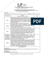 Ficha de Avaliação para Deficiente Físico