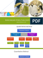 Rancangan Penelitian Eksperimental