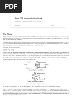 Flip Flops, R-S, J-K, D, T, Master Slave - D&E Notes