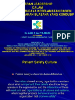 Patient safety culture
