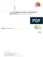 Guia para Acompanar La Implementacion Institucional de La Esi PDF