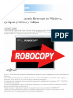 Copiar y Pegar Desde CMD Con El Comando RoboCoppy.