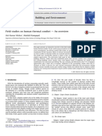 Field Studies on Human Thermal Comfort — an Overview(1)