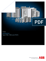 Softstarters: Type PSR, Pse and PSTX