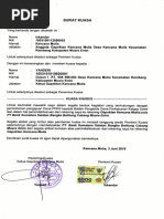 Scan Surat Kuasa Iskandar