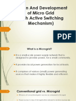 Design and Development of Micro Grid (With Active Switching Mechanism)