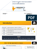 A Research Report On Supply Chain Management OF Amazon India (Mbds5019)