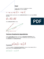 Combinación Lineal