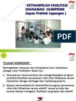 Workshop Ketrampilan Fasilitasi Dalam Penanaman Olimpisme